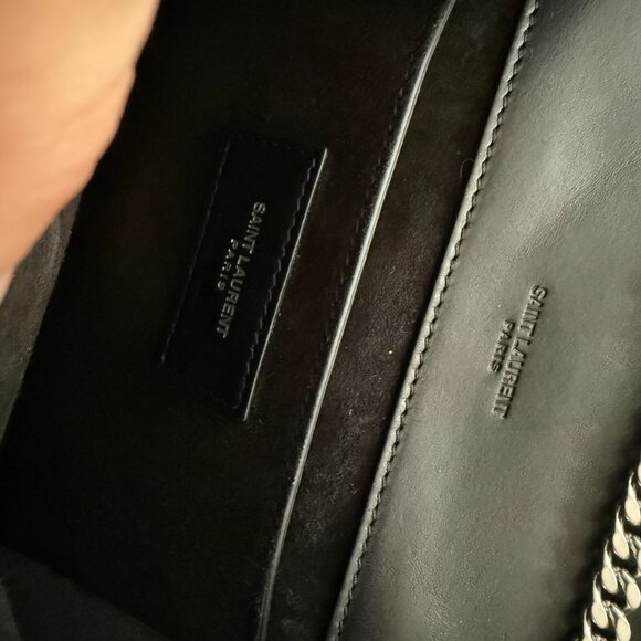 Saint Laurent Small Shearling Monogram Kate Bag - Picture 10 of 12